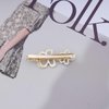 Iaceble Flower Hair Clip Hairpin Gold Metal Hairclip Pin Minimalist Flower Side Clip Barrette Hollow Flower Alligator Hair Clips Decorative Hair Accessories for Women and Girls