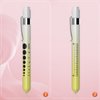 LITURTOO Pen Lights for Nurses, 6 Pcs Gradient Color Reusable Medical Light with Pupil Gauge and Ruler, White Light LED Penlight for Student Doctors EMT