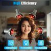 5 Head Infrared Heat Lamp, 750W Hair Color Processor Adjustable Height Salon Heat Lamps Styling Perming Dryer Hair Dryer