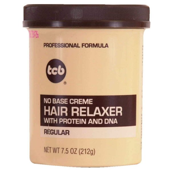 TCB No Base Creme Hair Relaxer With Protein And DNA Regular 7.5 Oz,Pack of 12