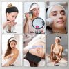 obeoby 6 Pack Spa Facial Headbands for Women, Adjustable Face Wash Headband Coral Fleece Skincare Headband Make Up Wrap Head for Washing Face Shower Yoga