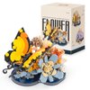 HIGH GODO Flowers Bouquet Building Set with Butterfly, 398PCS Mini Bricks Animals Building Blocks, DIY Insect Collection Building Kit for Home Decor, Ideas Gift Building Toy for Adults Boys Girls 8+