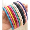Yazon 12pcs Heart Plastic Headbands for Girls Women Thin Hard Headbands with Teeth for Kids Teens Skinny Hair Headbands
