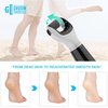 Chargeworx Groom Essentials Callus Remover for Feet | Battery-Run Electric Foot Callus Remover, Foot File, Pedicure Tools for Feet, 2 Spinning Pumice Heads for Cracked Skin, Pumice Stone for Feet