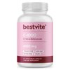 BESTVITE Vitamin C 1000mg (120 Vegetarian Capsules) with Citrus Bioflavinoids - No Stearates - Vegan - Non GMO - Gluten Free
