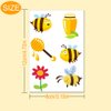 Bumble Bee Party Favor 180Pcs Temporary Tattoos for Bee Birthday Party Decorations supplies (30 Sheet)