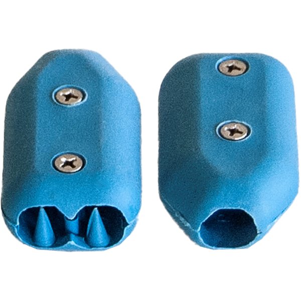 E-Z-TY Reusable Rope Clamp 1/2 inch - TWO PACK (Blue)
