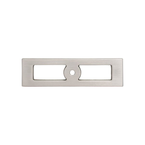 Top Knobs - TK922BSN - Hollin Knob Backplate - Brushed Satin Nickel - Lynwood Collection