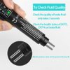 eOUTIL Brake Fluid Tester Pen, Hydraulic Fluid Liquid Oil Moisture Analyzer with 5 LED Indicators, Auto Brake Diagnostic Testing Tool for DOT3 DOT4 Brake Fluid