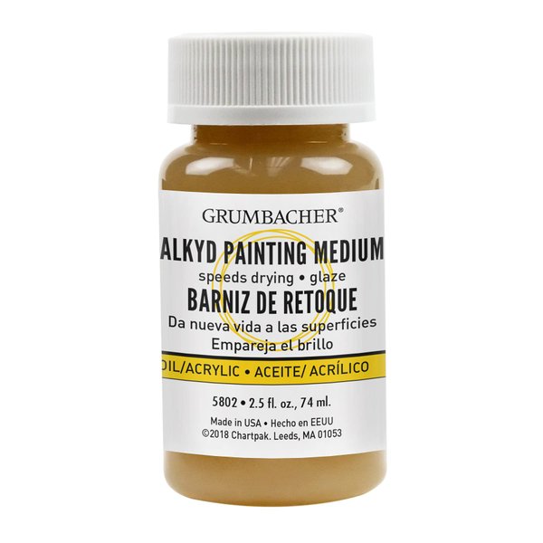 Grumbacher Alkyd Painting Medium 2-1/2 Jar, #5802