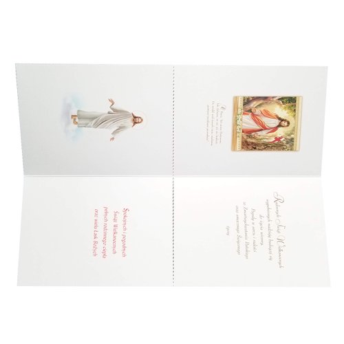 Importer AM Polish Easter Greeting Cards with Glitter (Religious & Secular)
