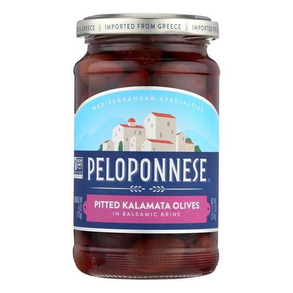 Peloponnese Pitted Kalamata Olives (6x6Oz)6