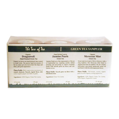 The Tao of Tea Green Tea Sampler, 3-Count Can