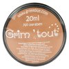 Grim'tout Professional Face Paint Jar (Caramel, 20ml)