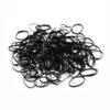 Dofash 2 * 75MM Snag-free Elastic Hair Ties Rubber Bands for Hair Elastic Hair Bands Hair Rubber Bands Hair Elastics for Women's Hair - 150pcs (Black)