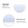 Highlighting Clip Comb Teasing Foiling Salon Hair Clip Weaving Rat Tail Parting Combs, Durable, Reasonable Comb Spacing, Multipurpose, Portable Design, Convenient Hair Parting