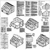 10' x 10' Backyard Storage Shed/Garden Greenhouse Project Plans, 41010