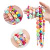 BigOtters Little Girls Necklace Bracelet, 3 Sets Lovely Colorful Beads Toddler Necklaces for Girls, Play Jewelry for Toddlers 2-4