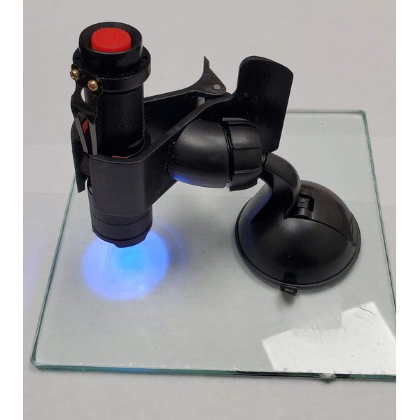 Clearshield Curing Light For Windshield Repairs - Resin Curing Light With Suction Cup Mount - Portable Windshield Chip Repair Tool With Stand For Glass Repair - Durable Automotive Tool To Cure Resin