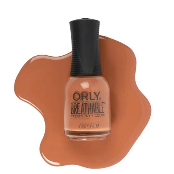 Orly Nail Polish 'Cognac Crush' | Toffee Brown Creme Nail Lacquer from FLAWLESS Breathable Collection | 0.6 fl oz
