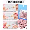 Maryton Small Sanding Bands for Nail Drill - Premium Sanding Files with 3.1 mm Mandrel Bit, 120 Grit for Acrylic Nails Manicures Pedicures, 15-Ct