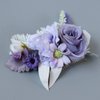 Abbie Home Flower Hair Comb - Floral Boho Comb with Rose Berry Handmade Bridal Crown Wedding Floral Headpiece (Lavender)
