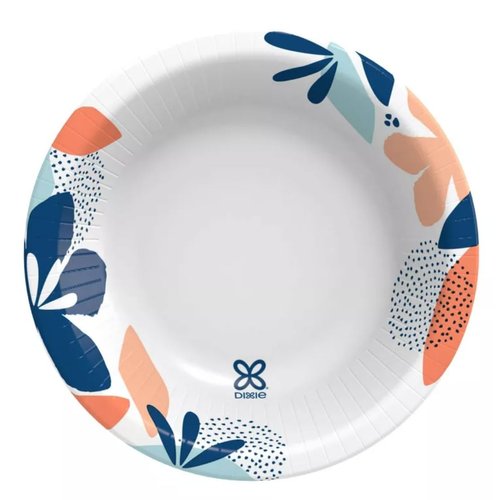 Party Dixie Everyday Disposable Paper Bowls, 10 oz, 42 count