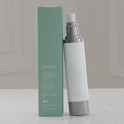 Agave + Phoenix - Monsoon | Women's Daily Advanced Moisturizer for Sensitive, Dry & Oily Skin, Made with Bakuchiol, Ceramides & Natural Ingredients, Hydrating & Anti Aging Face Cream