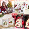ADLONY 100PCS Christmas Stickers for Kids,Vinyl Christmas Stickers for Water Bottles Skateboard Laptop,Waterproof Non-Repeating Holiday Stickers for Kids Classroom Christmas Party Favors Gifts