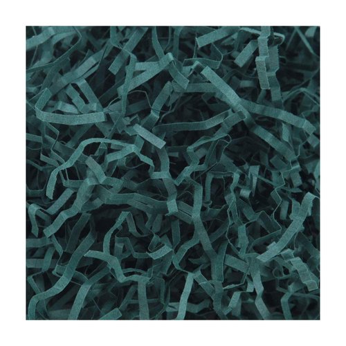 PACKQUEEN Crinkle Cut Paper Shred Filler, Green Shredded Paper for Gift Baskets, Crinkle Paper for Gift Wrapping (0.5 LB) …