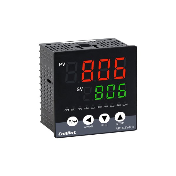 PID Temperature Controller, Coiliiot Voltage AC100-240V, LED Display, Relay & SSR Dual Output, One Alarm Output, PID Thermostat with K Thermocouple (96mm*96mm)