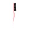Cricket Amped Up Rubberized Teasing Hair Brush for Volume, Backcombing, Lifting, Styling, And Sectioning Hair, Blush