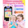Kids Smart Phone for Girls Unicorns Gifts for Girls Toys 8-10 Years Old Phone Touchscreen Learning Toy Christmas Birthday Gifts for 3 4 5 6 7 8 9 Year Old Girls with 8G SD Card