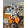 Silver 7 Balloon, Number Balloons 40 Inch, 7th Birthday Decorations for Kids Girls Boys, Silver Party Decoration for Women Men, Number 7 Balloon