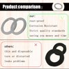15PCS M18 Crush Aluminum Oil Drain Plug Gasket Washers Compatible with Ford Mazda Porsche Volvo 90012310630 977751