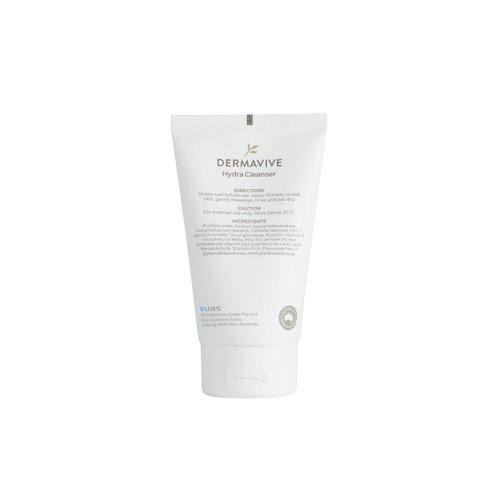 Dermavive Hydra Cleanser, Non-Irritating and Gentle Facial Cleanser, pH Balanced, Purifying Face Wash, Deep Cleansing Skincare, 120ml (4.05 fl oz)