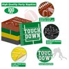 100pcs Football Napkins Disposable Football Paper Luncheon Napkins Set for Football Party Decorations Football Game Day Event Birthday Party Supplies, 4 Designs Football Napkins