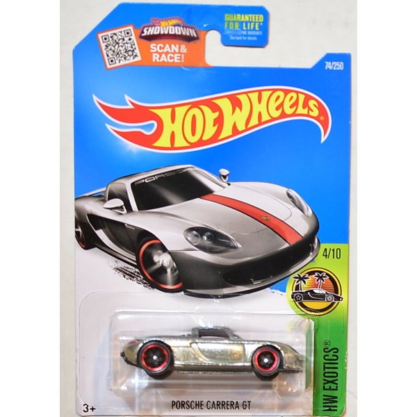 HOT WHEELS PORSCHE CARRERA GT ZAMAC HW EXOTICS 74/250 RARE