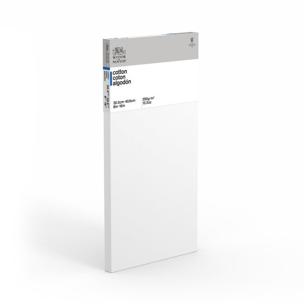 Winsor & Newton Classic Cotton Canvas, 8" x 16",White