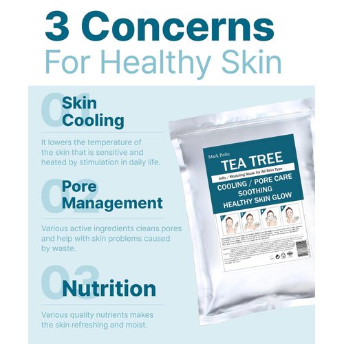 MARK POLIN Face Mask Skin care peel off - Jelly Mask - 8.4 oz pack - Modeling Mask Korean - Facial mask skin care for women and men