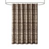 Madison Park Bellagio Taupe Shower Curtain, Transitional Shower Curtains for Bathroom, 72 X 72, Beige