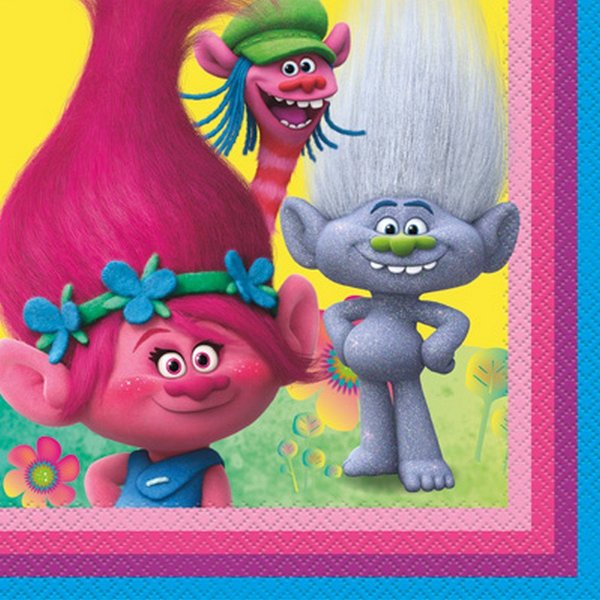 Unique 50682/U Trolls Luncheon Napkins 16ct.