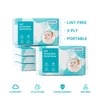 COZYFEEL Plus Lotion Facial Tissues Soothing Nose Papers 3 Ply Ultra Soft Travel Size On-The-Go Pocket Refill Pack for Sensitive Skin (40 Count-Pack of 10)