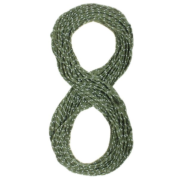 West Coast Paracord Reflective Tent Guyline Nylon Cord Rope for Outdoor Camping, Tent 50 Feet (Green)