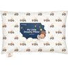 Toddler Pillow with Pillowcase - 13x18 My Little Dreamy Pillow, Organic Cotton Toddler Pillows for Sleeping, Kids Pillow, Travel Pillows, Mini Pillow, Nursery Pillow, Toddler Bed Pillow (Tractor)