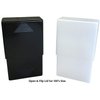Crush-Proof Plastic 2 Piece Cigarette Case for King & 100s (3, Black)