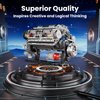 Mould King 10088 V8 Engine Model Kit Build Your Own STEM Mini V8 Model Engine Building Blocks Sets That Works for Adults & Kids Age 14+, 535Pcs