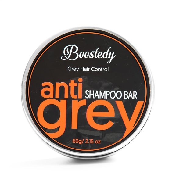 Anti Grey Hair Shampoo Bar - Conceals Grey Hair & Darkens Naturally - Reverse Gray Hair, Natural Moisturizing & Extra Strength Scalp Revitalizer - Solid Shampoo for Shiny, Healthy Hair, 2.15 Oz