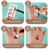 20 Sheets Easter Tattoo Sticker for Kids, Various Styles Colorful Egg Basket Bunny Temporary Tattoos Cute Rabbit Tattoo Easter Party Favors Gift Bag Stuffer