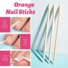 Teenitor 144pcs French Tip Press on Toenails with Nail Glue Set, 6 Sets Toe Nail Press Ons for Women, Fake Toe Nails Press on Toes Nails Glue on, Fake Toenails